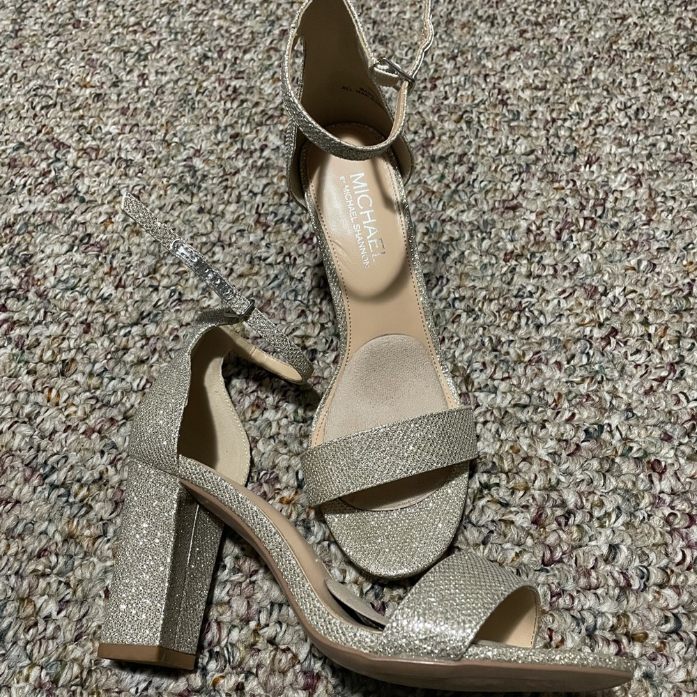 Silver heels